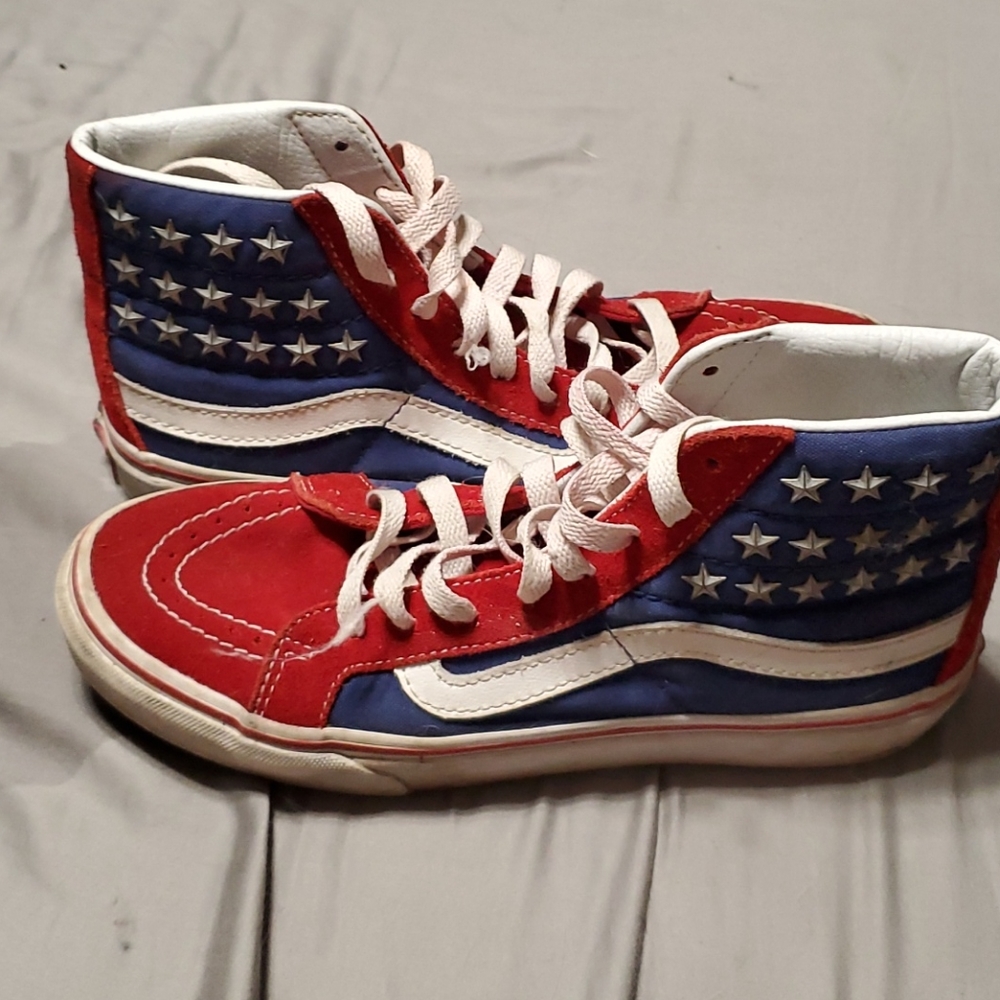 Boys Vans American Flag